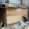大阪曾根崎の木造建物解体